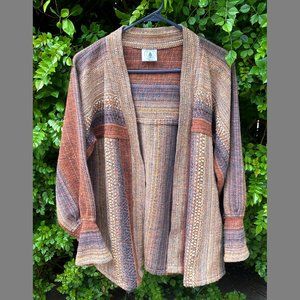 Beautiful handwoven jacket by Greentree Weaving